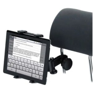 Bilholder til nakkestøttens stang til iPad og andre tablets. -