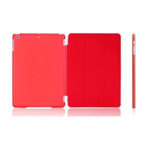 iPad Mini Smart cover til for-& bagside med klar bagside. Rød. -