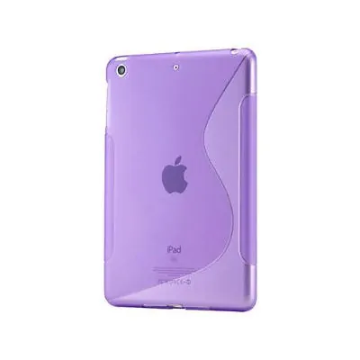 ipadm-sline-purple S-Line TPU cover til iPad Mini. Lilla. -
