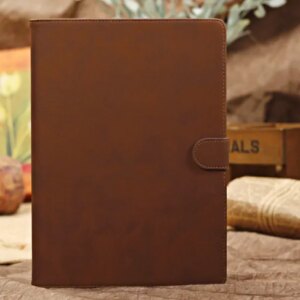 Lækkert ruskinds cover til iPad Mini 2 & 3. Brun. -