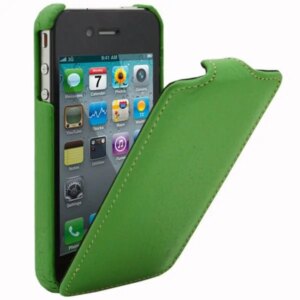Melkco lædercover til iPhone 4 / 4S. Grøn. -