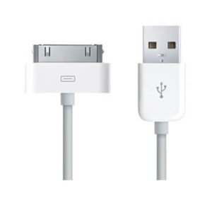 USB Data-/ladekabel til iPhone, iPad, iPod mm. 5m. Hvid. (30-pin stik) -