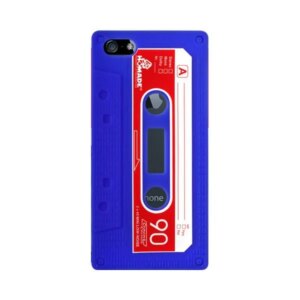 iPhone 5/5S/SE Retro Cover. Silikone kassettebånd. Blå. -