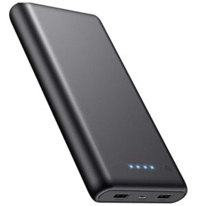 iPosible HX160Y1 Powerbank. 24800mAh. Sort -