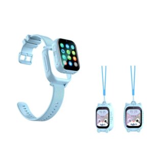 K26H GPS Smartwatch til børn. GPS-positionering, geo-hegn, IPX7 Vandtæt mm. Blå. -