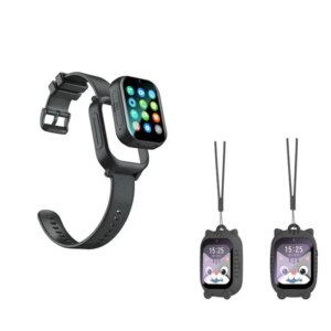 K26H GPS Smartwatch til børn. GPS-positionering, geo-hegn, IPX7 Vandtæt mm. Sort. -