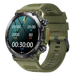 K56PRO Touch Screen Smartwatch. Sejt aktivitetsur med 1.39" IPS-skærm. Jungle Green. -