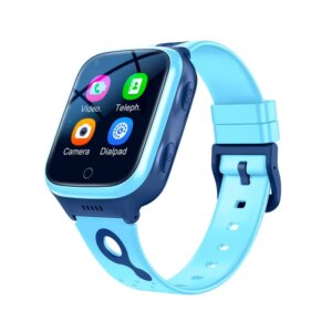 K9H Vandtæt GPS Smartwatch til børn med 4G. GPS-positionering, geo-hegn mm. Blå. -