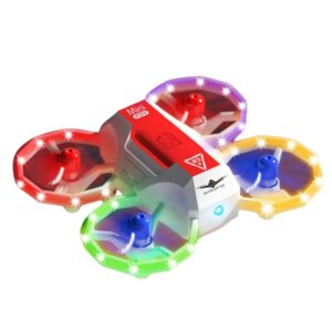 KF601 Mini Drone med cool lys. Inkl et ekstra batteri, som forlænger flyvetiden. -