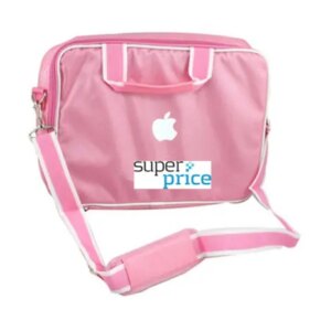 Lækker Macbook 13,3" skulderstaske. Pink. -