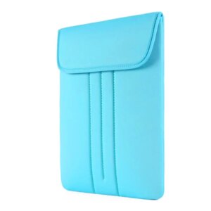 Lækkert neopren computer sleeve til 14". Blå. -