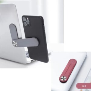 Universal Magnetisk Mobilholder til Montering på Laptop. Rød. -