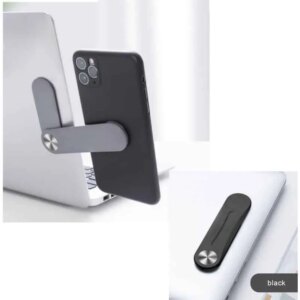 Universal Magnetisk Mobilholder til Montering på Laptop. Sort. -