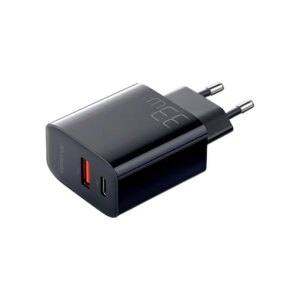 MCDODO Dual USB-C & USB-A oplader. PD 3.0. 33W. Sort. -