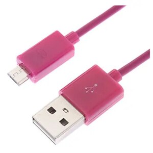 Micro USB kabel. 1 m. Hot pink. -