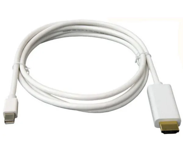 minidisplaytohdmi Mini displayport til HDMI adapter med kabel. 1.8 m. -
