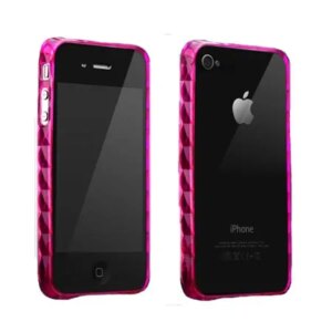MORE Color Gem Polymer Jelly Bumper. Pink. -