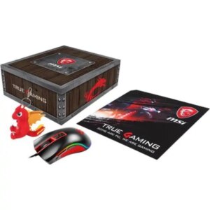 MSI Loot Box. Tilbehørspakke med Gaming-mus, gaming-musemåtte. -