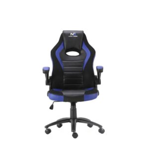 Nordic Gaming Charger V2 Gamer Stol. Forbedret udgave! Sort/Blå. -