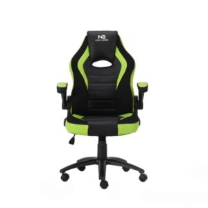 Nordic Gaming Charger V2 Gamer Stol. Forbedret udgave! Sort/Grøn -