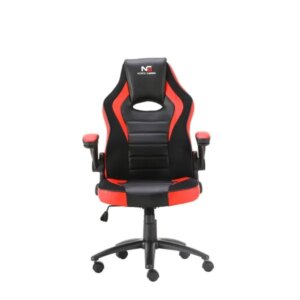 Nordic Gaming Charger V2 Gamer Stol. Forbedret udgave! Sort/Rød. -