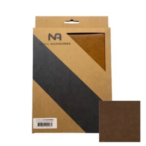 Nordic Accessories iPad cover. Til alle iPad 9,7" modeller. Mørkebrun læder. -