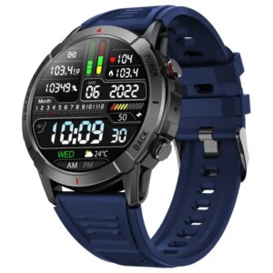 NX10 AMOLED HD Touch Screen Smartwatch. 1.43" aktivitets ur. Sapphire Blue. -