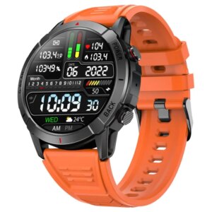 NX10 AMOLED HD Touch Screen Smartwatch. 1.43" aktivitets ur. Vibrant Orange. -