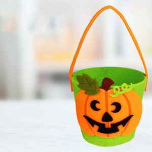 Græskarspand i Filt. Perfekt slikspand til Trick or Treat. NGD-07 -