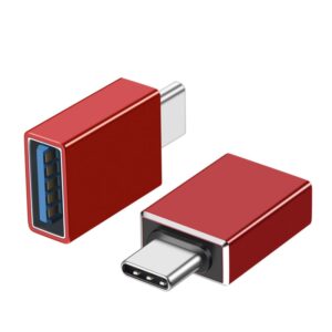 OTG Adapter USB-C til USB 3.1/3.0  -  Hurtig 10Gbps Dataoverførsel (Rød) -