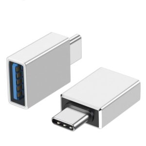 OTG Adapter USB-C til USB 3.1/3.0  -  Hurtig 10Gbps Dataoverførsel (Silver) -