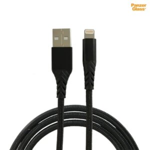PanzerGlass Lightning MFI opladekabel. 1,2m. -
