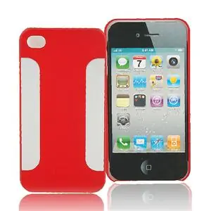 More Para Blaze iPhone 4 Cover inkl. 2x skærmbeskyttelse. Rød -