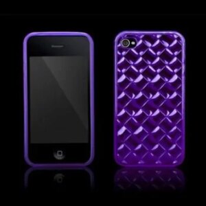 MORE Ultra Clear Polymer Jelly Case inkl skærmbeskyttelse. Lilla -