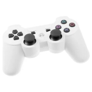 Trådløs controller til PlayStation 3. Hvid. -