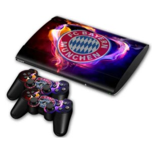 PS3 Super Slim skin til konsol & controllere. Bayern Munchen. -