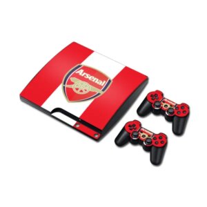 PS3 Slim skin til konsol og to controllere. Arsenal. -