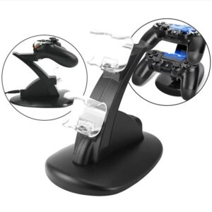 Playstation 4 Controller dual charger. Bluelight Charging Dock. -
