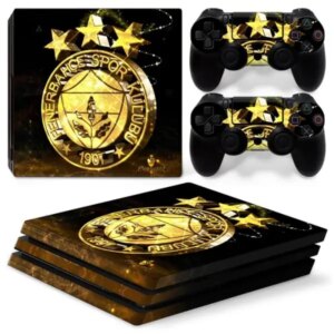 PS4 Pro skin til konsol og to controllere. Fenerbahce. -