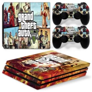 PS4 Pro skin. Grand Theft Auto 5. Babes & Banditter. -