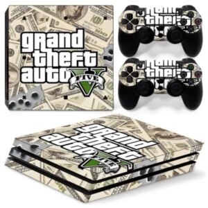 PS4 Pro skin. Grand Theft Auto 5. Masser Af Dollars. -