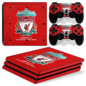 PS4 Pro skin til konsol og to controllere. Liverpool FC. -