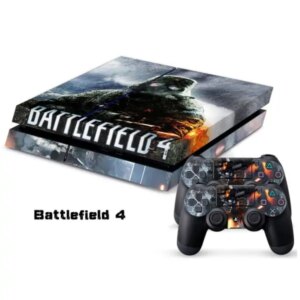 PS4 skin til konsol og to controllere. Battlefield 4. -