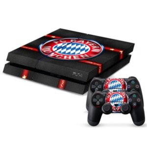 PS4 skin til konsol og to controllere. Bayern Munchen. -