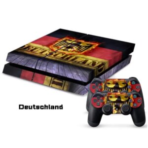 PS4 skin til konsol og to controllere. Deutschland. -