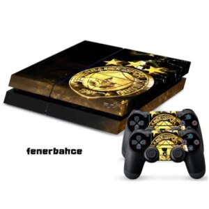 PS4 skin til konsol og to controllere. Fenerbahce. -