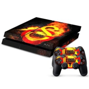 PS4 skin til konsol og to controllere. Galatasaray. -