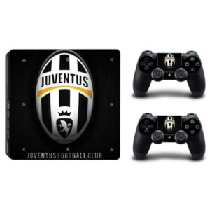 PS4 skin til konsol & controllere. Juventus logo. Ovalt. -