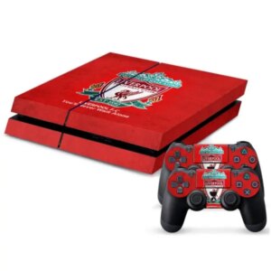 PS4 skin til konsol og to controllere. Liverpool FC. -