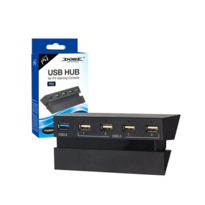 USB Hub Til PS4. DOBE. Udvid til 5 USB porte. -
